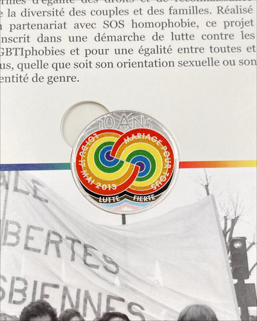 Coincard 10€ França 2023 – Pride