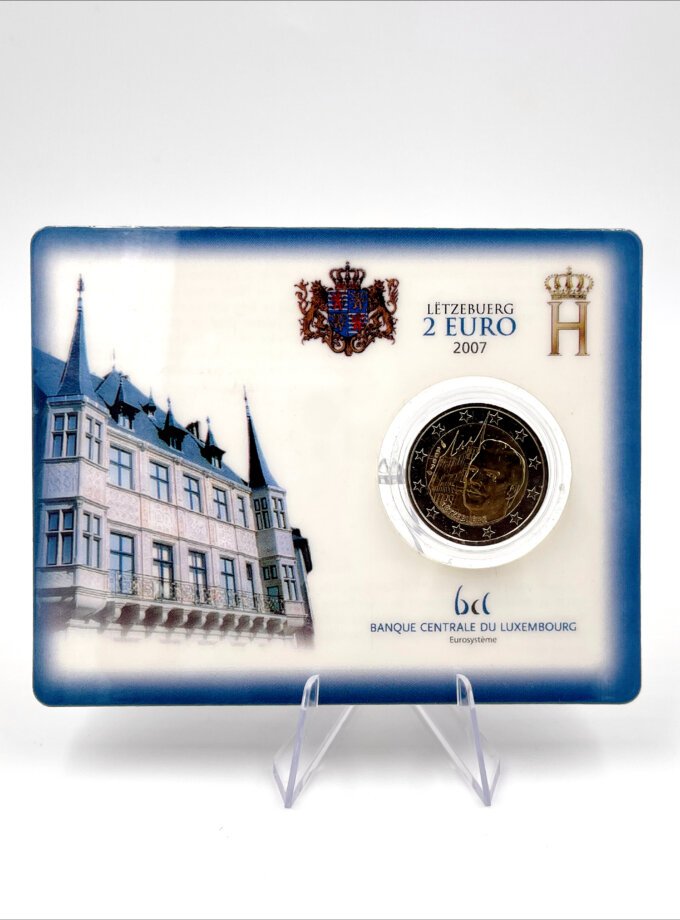 Coincard 2€ Luxemburgo 2007 – Hotel de Ville