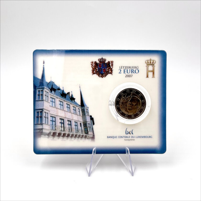 Coincard 2€ Luxemburgo 2007 – Hotel de Ville