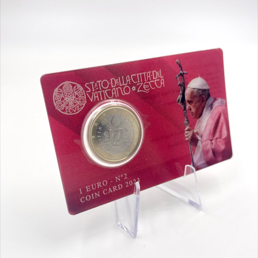 Coincard 1€ Vaticano 2023