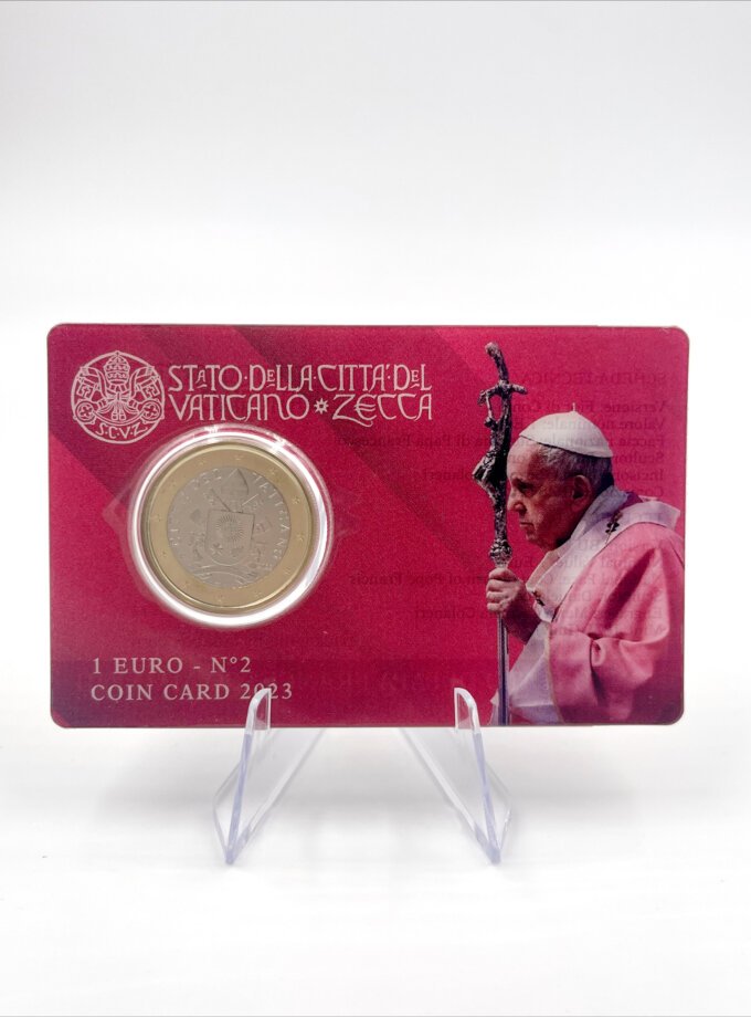 Coincard 1€ Vaticano 2023