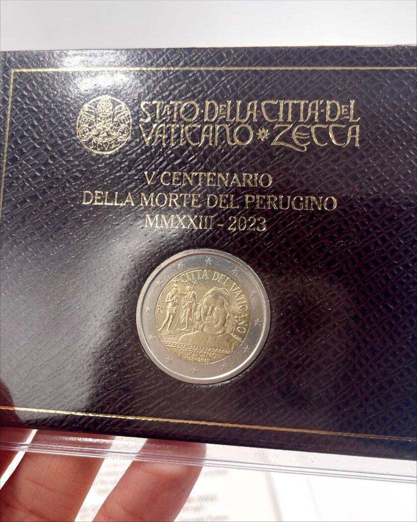 BU 2€ Vaticano 2023 – Perugino