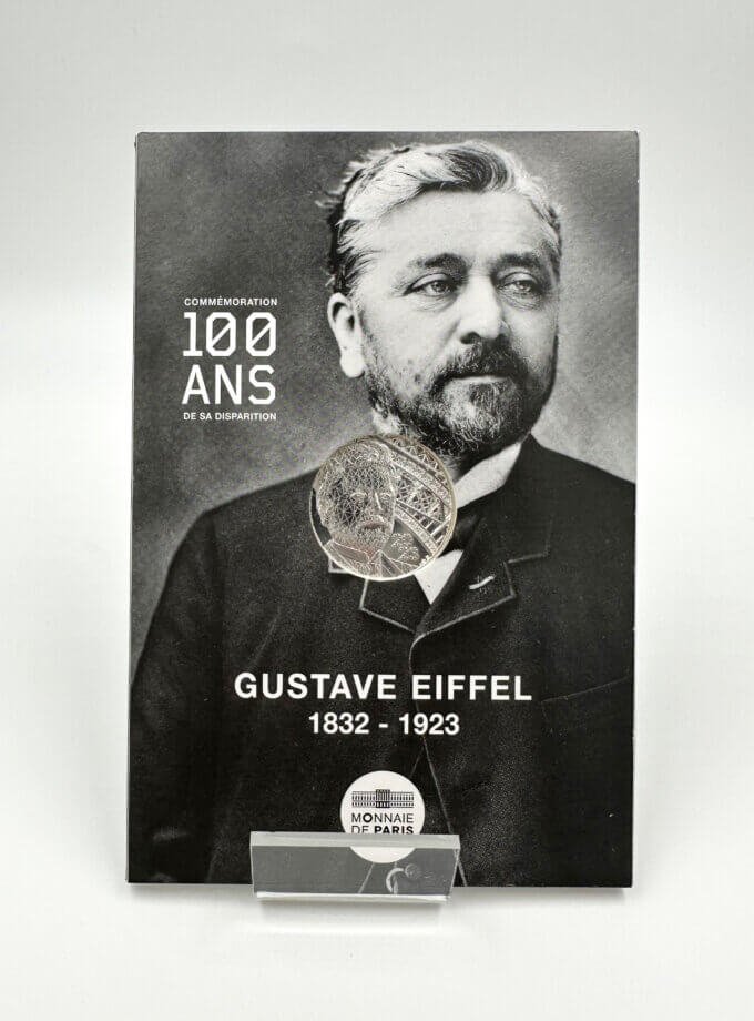 Coincard 10€ França 2023 - Gustave Eiffel