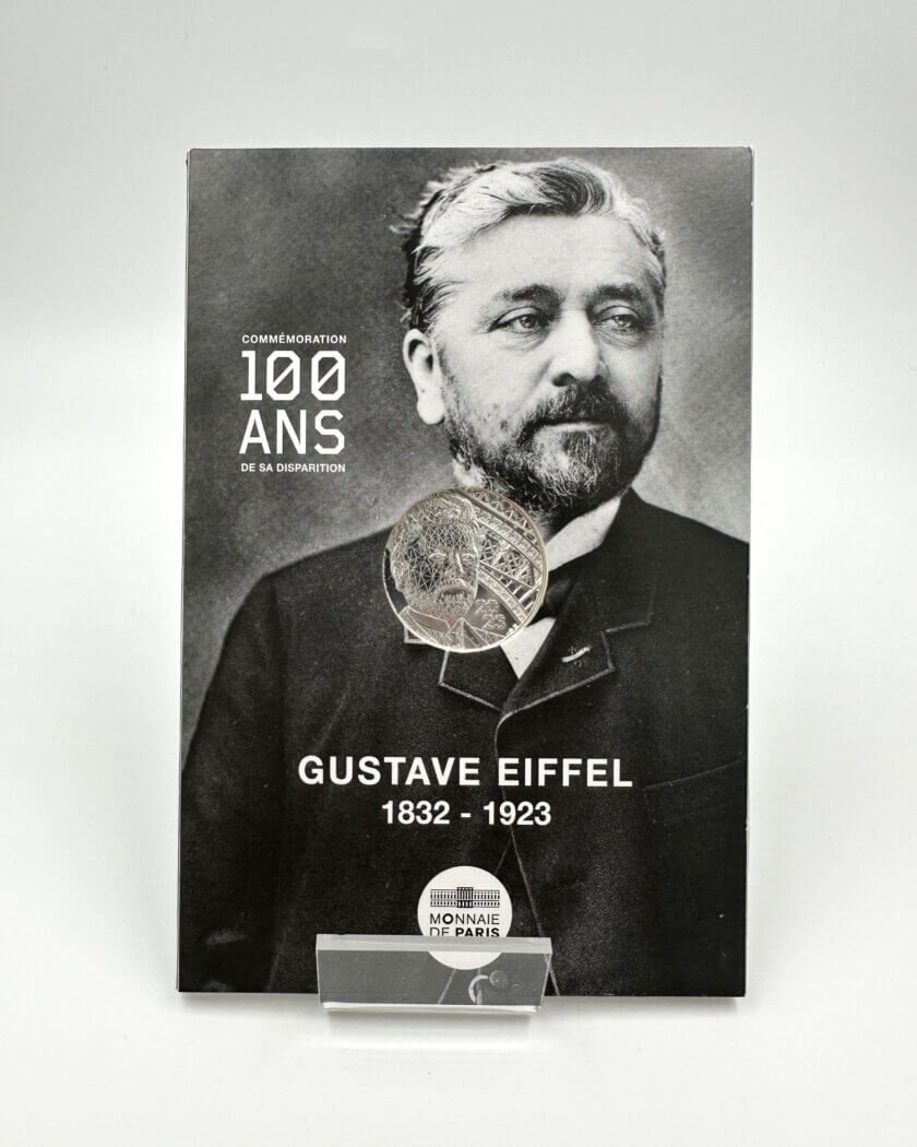 Coincard 10€ França 2023 - Gustave Eiffel