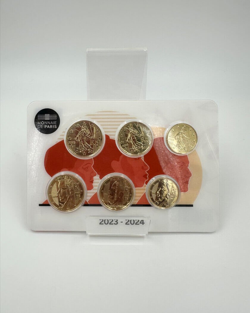 Six Coin Set França 2024