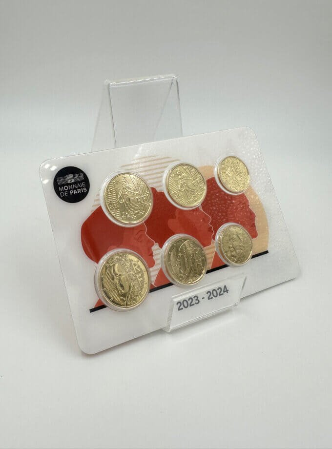 Six Coin Set França 2024