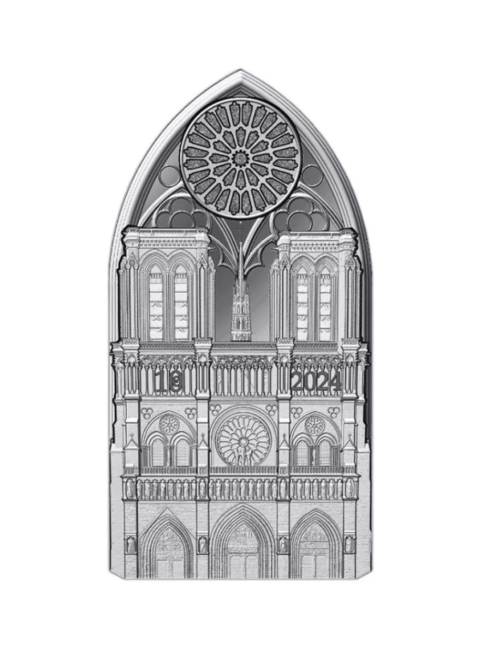 Proof 10€ França 2024 - Notre Dame