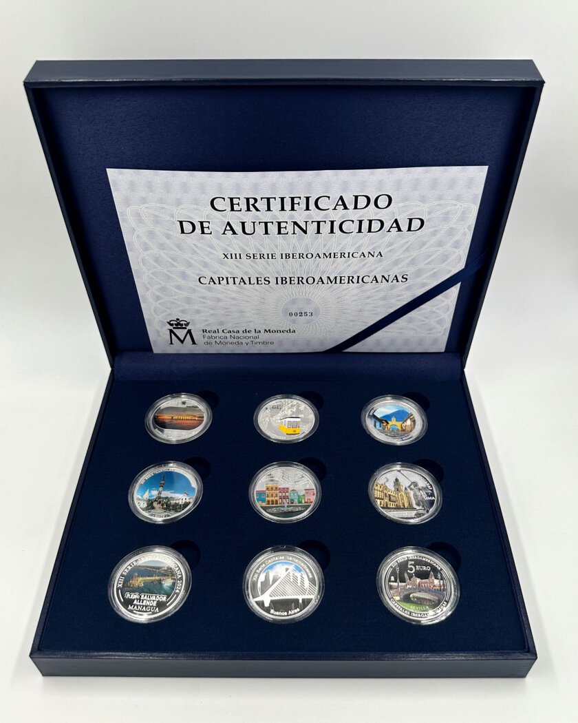 Proof Set Espanha 2024 - Capitais Ibero-Americanas