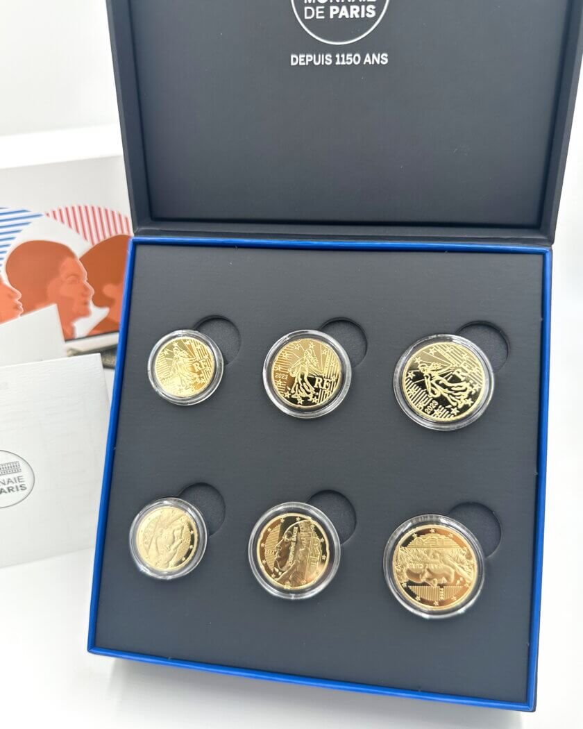 Six Coin Proof Set França 2024