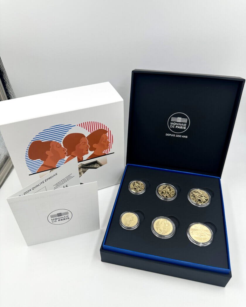 Six Coin Proof Set França 2024