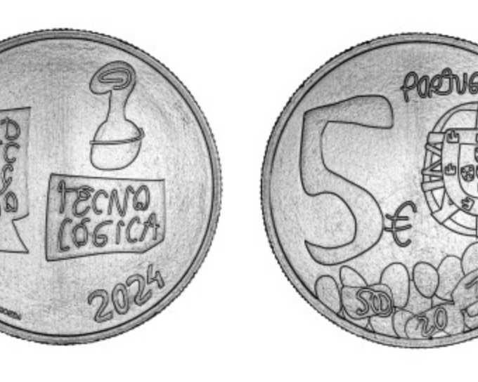 UNC 5€ Portugal 2024 - O Conhecimento