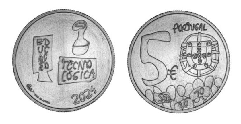 UNC 5€ Portugal 2024 - O Conhecimento