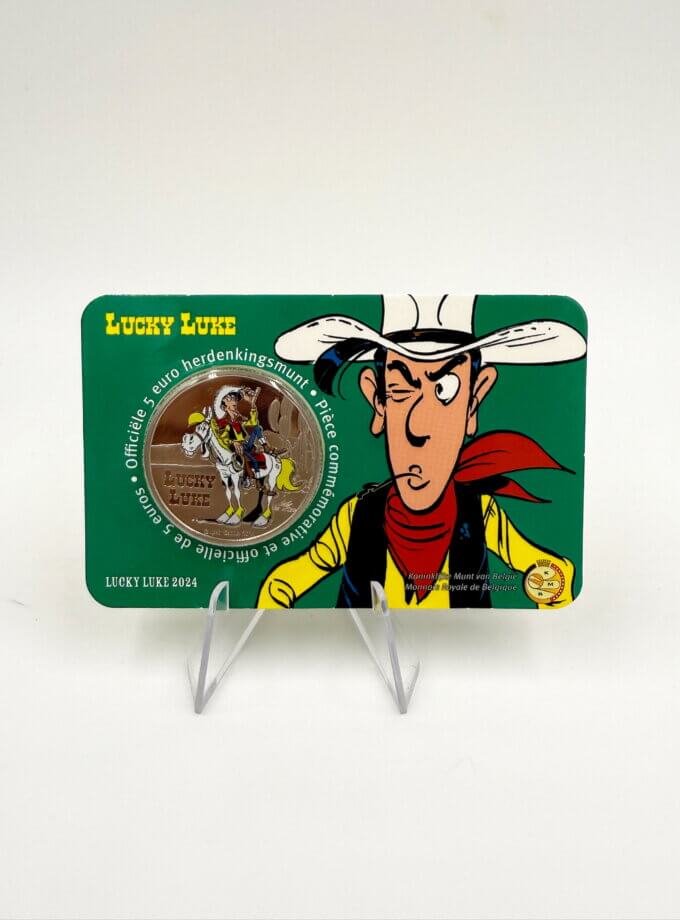 Coincard 5€ Color Bélgica 2024 - Lucky Luke