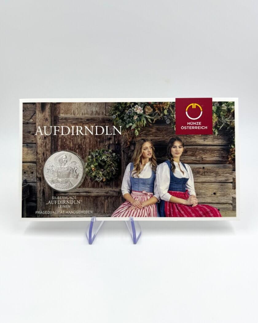 Coincard 10€ Áustria 2025 - Traje - Tradicional e Moderno