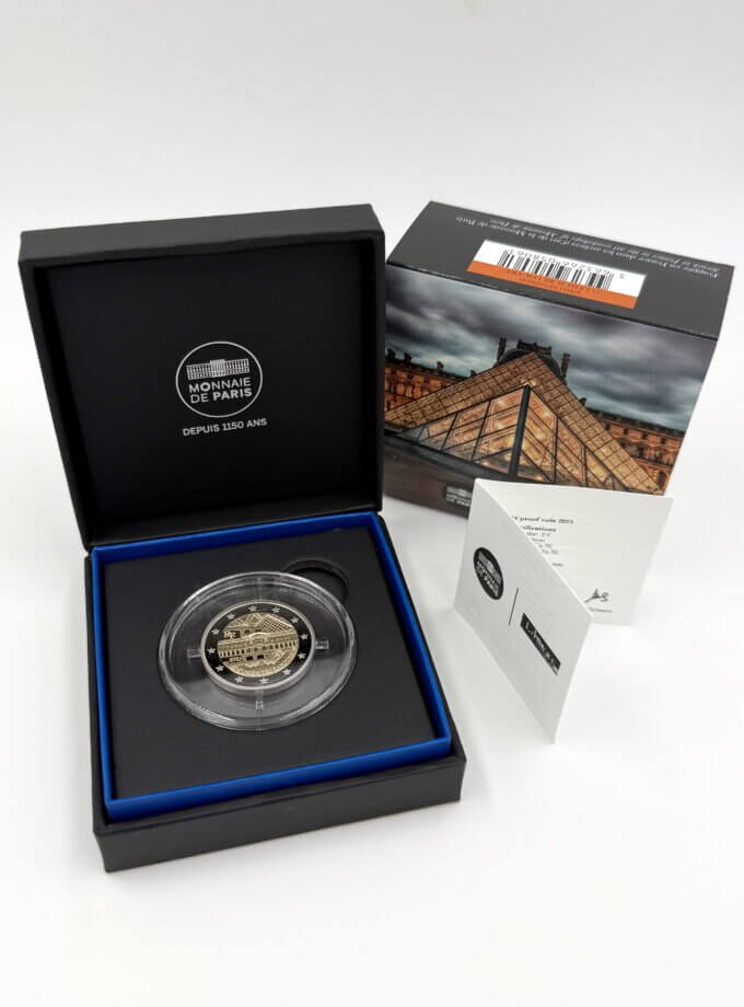 Proof 2€ França 2025 - Museu de Louvre