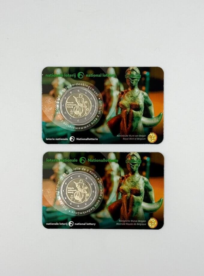 Coincards 2€ Bélgica 2025 - Lotaria Nacional