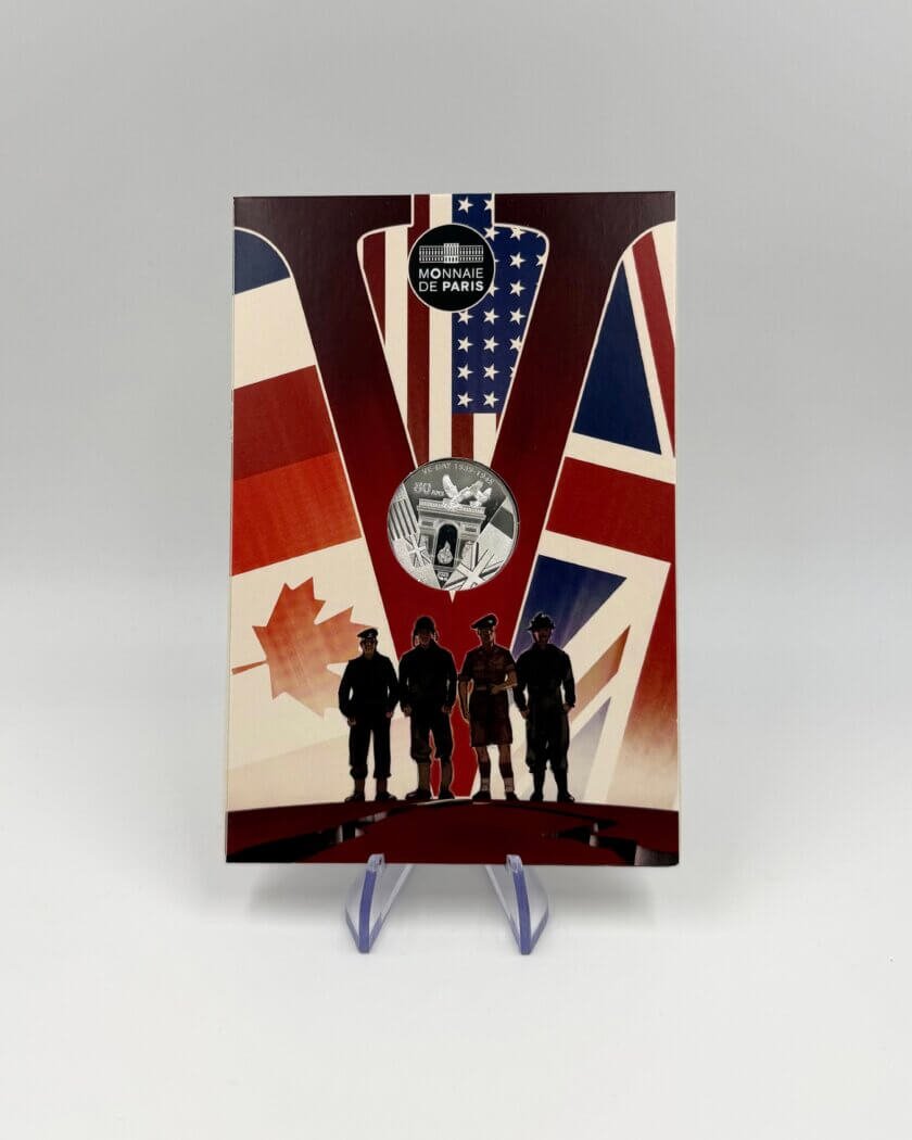Coincard 10€ França 2025 – VE-Day