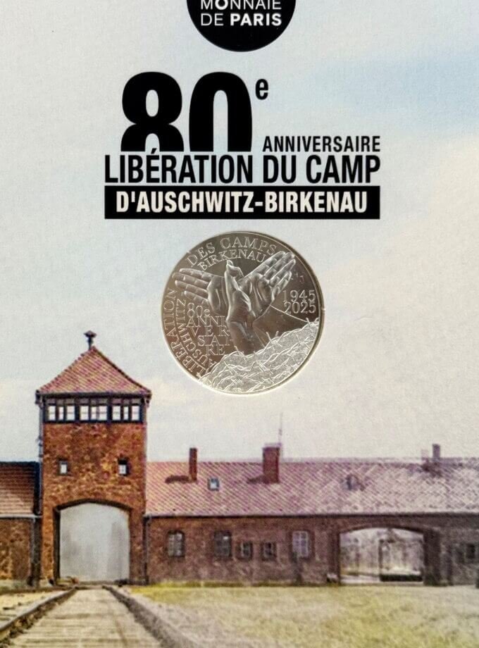 Coincard 10€ França 2025 - Auschwitz