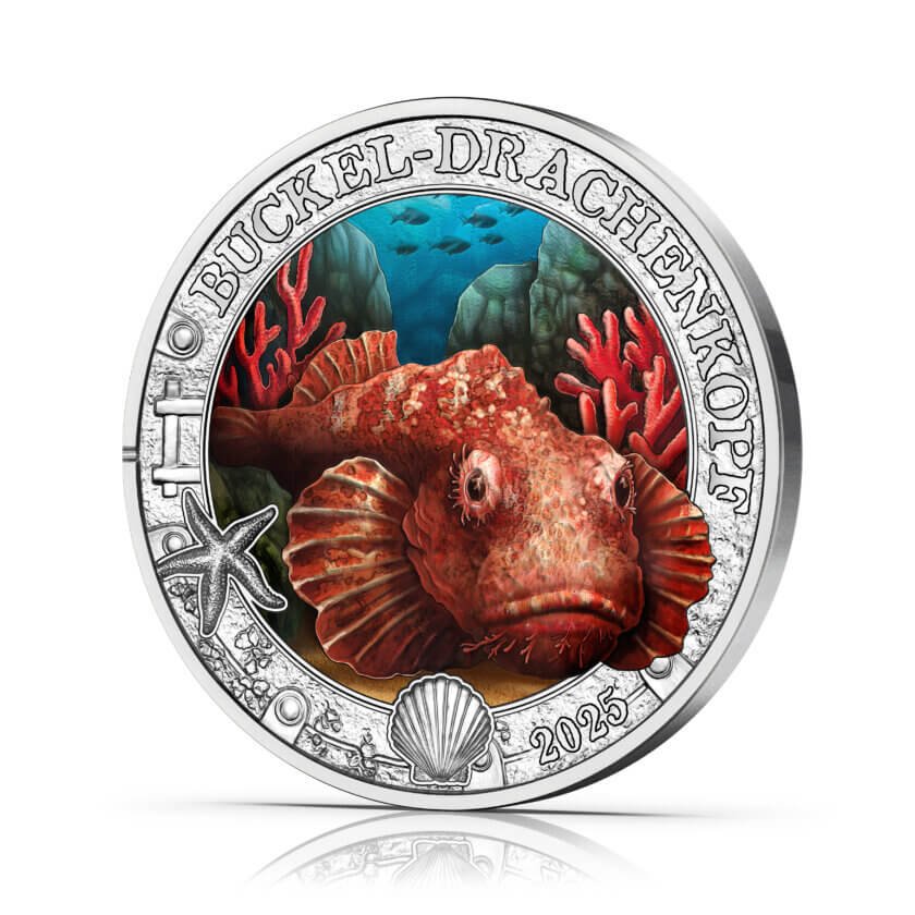 UNC 3€ Áustria 2025 – Devil Scorpionfish