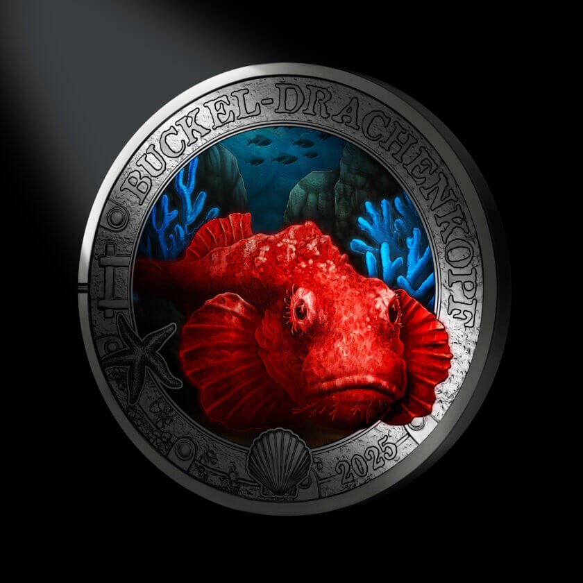 UNC 3€ Áustria 2025 – Devil Scorpionfish