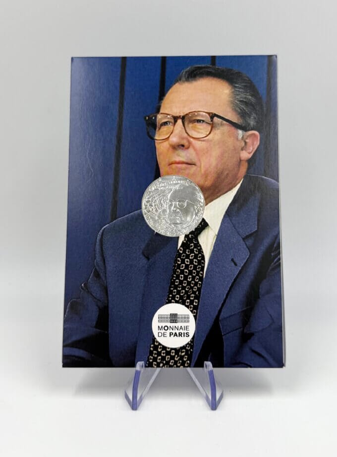 Coincard 10€ França 2025 - Jacques Delors