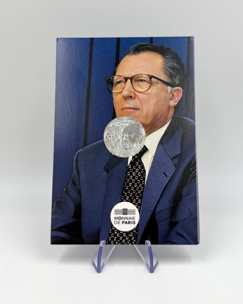 Coincard 10€ França 2025 - Jacques Delors