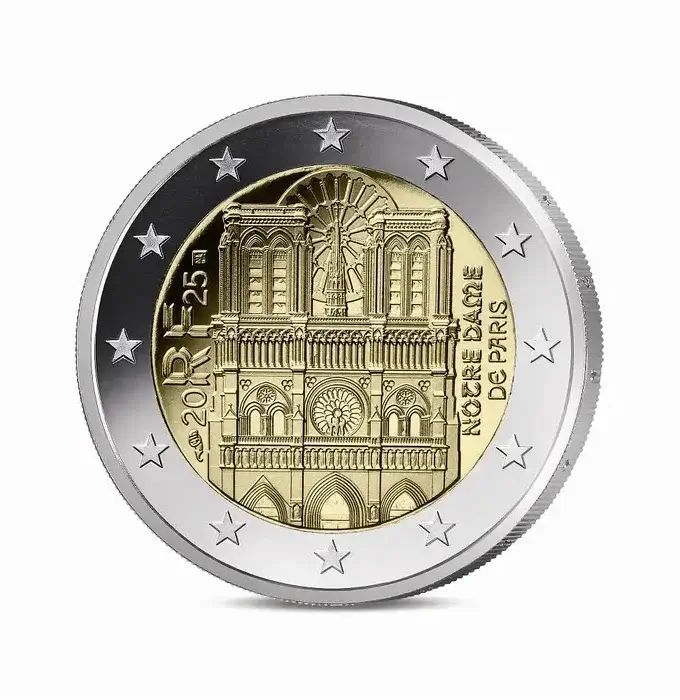 Proof 2€ França 2025 - Notre-Dame