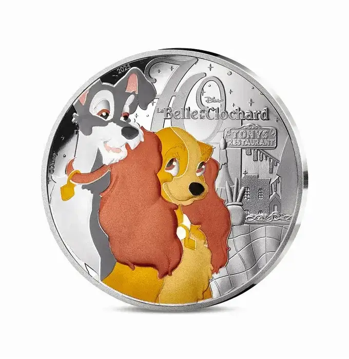 Proof 10€ França 2025 - A Dama e o Vagabundo