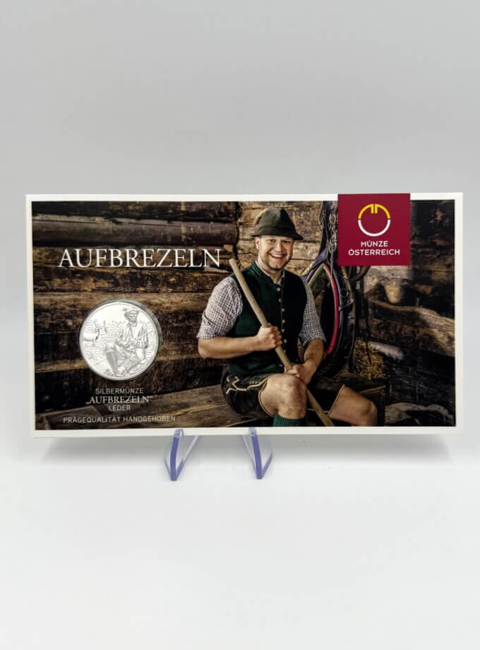 Coincard 10€ Áustria 2025 - Leder, Couro