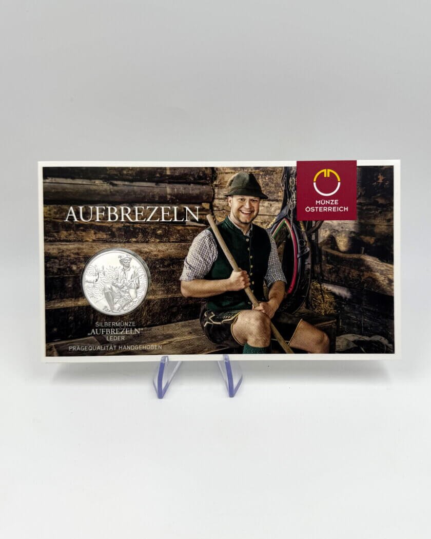 Coincard 10€ Áustria 2025 - Leder, Couro
